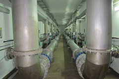 Cevna galerija na rekonstruisanoj prva filterskoj instalaciji na PPV ’’Banovo Brdo’’ – Q= 1400 l/s
