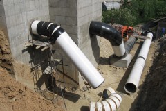 Regulacioni blok i prekidna komora pri brani ’’Rovni’’  – Q= 1200 l/s