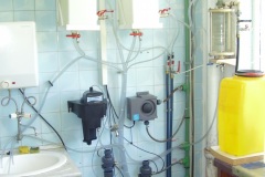 Procesna oprema u laboratoriji na PPV ’’Kalifer’’ u  Surdulici Q= 140 l/s